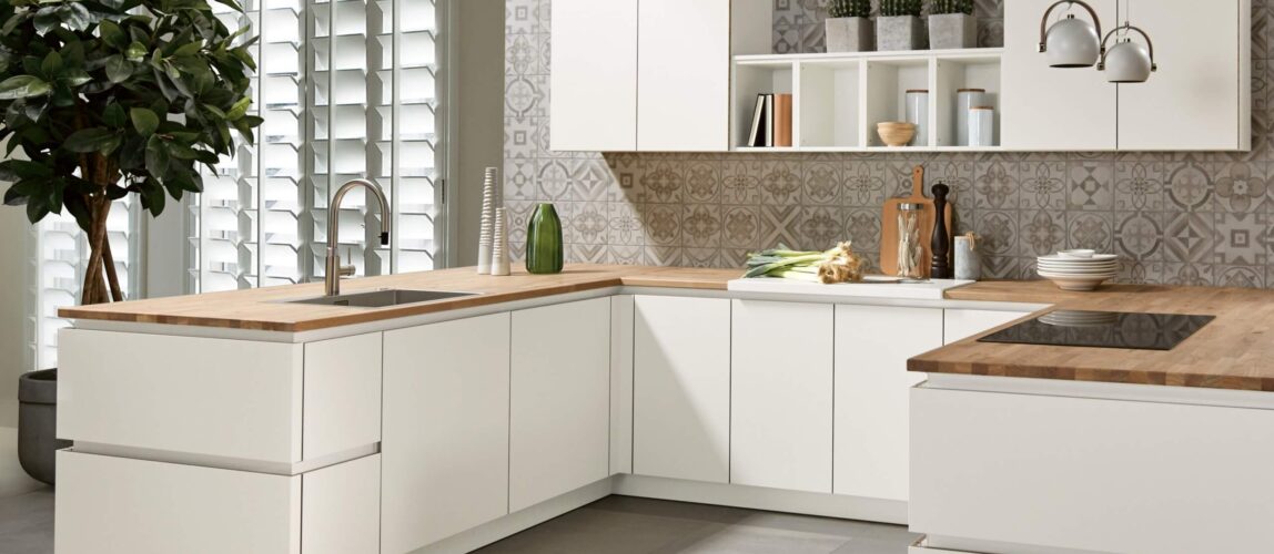 Grifflose Inselküche